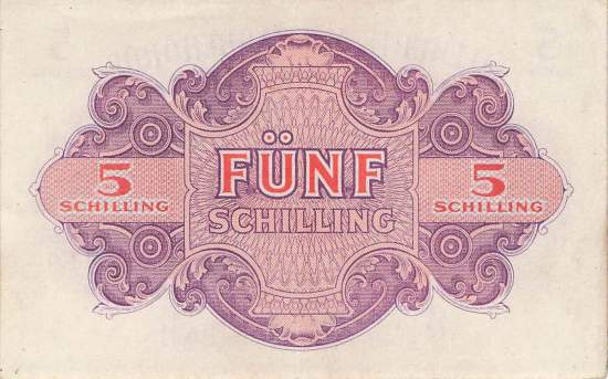 5 Schilling p105 Alliierte Militärbehörde